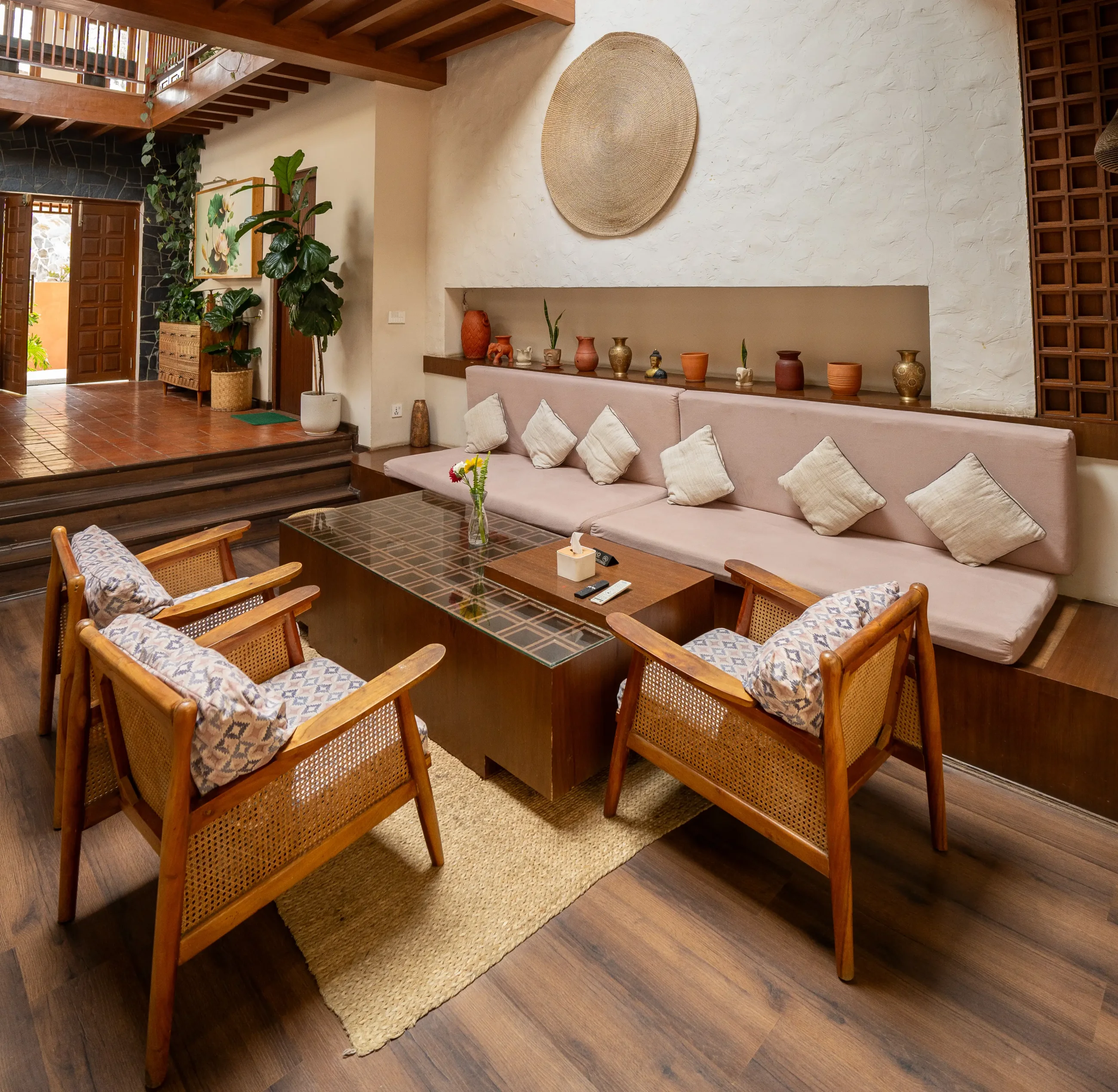 The warm architecture of Lavanya Villa