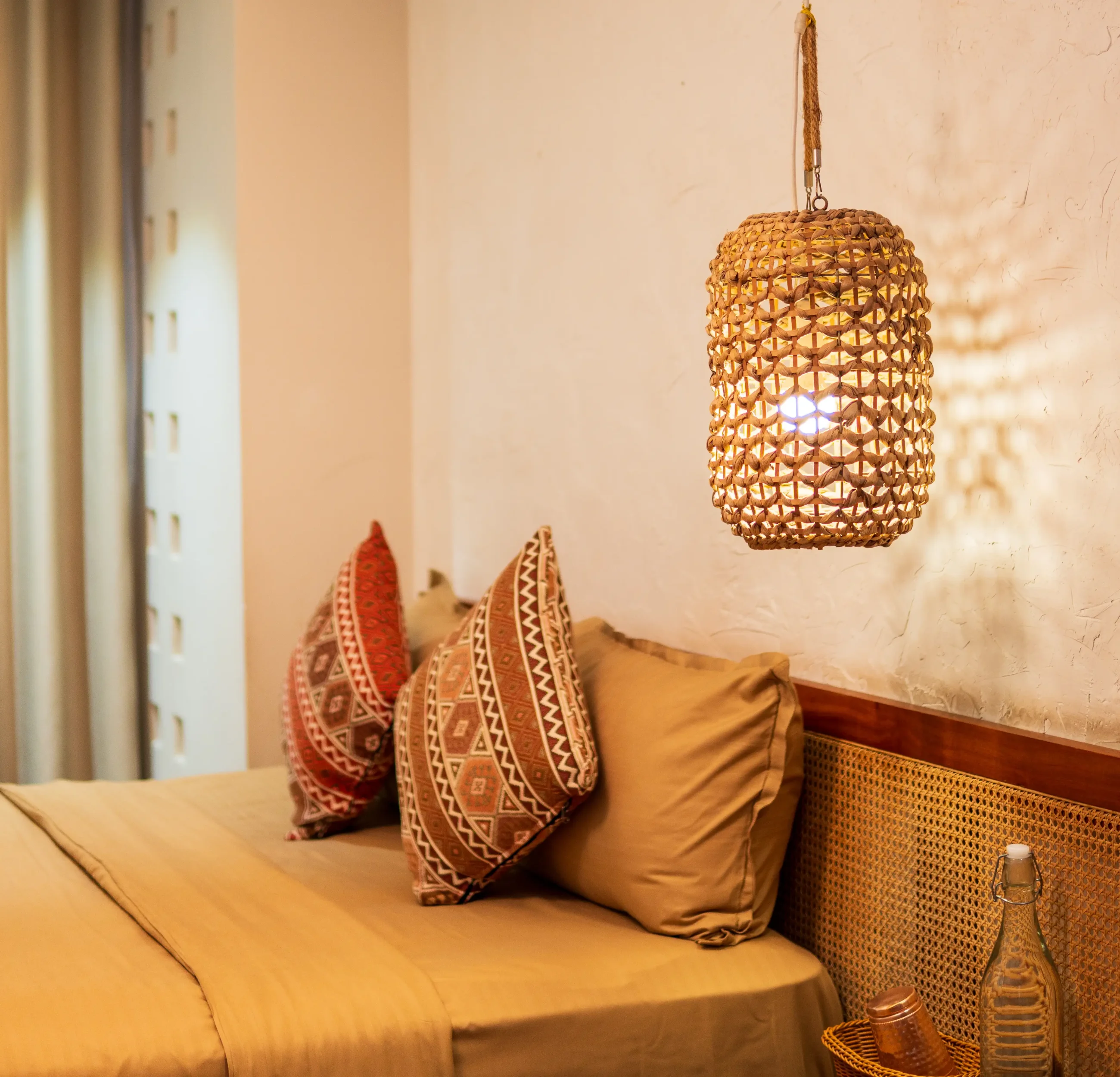 A quiet space inside Lavanya Villa
