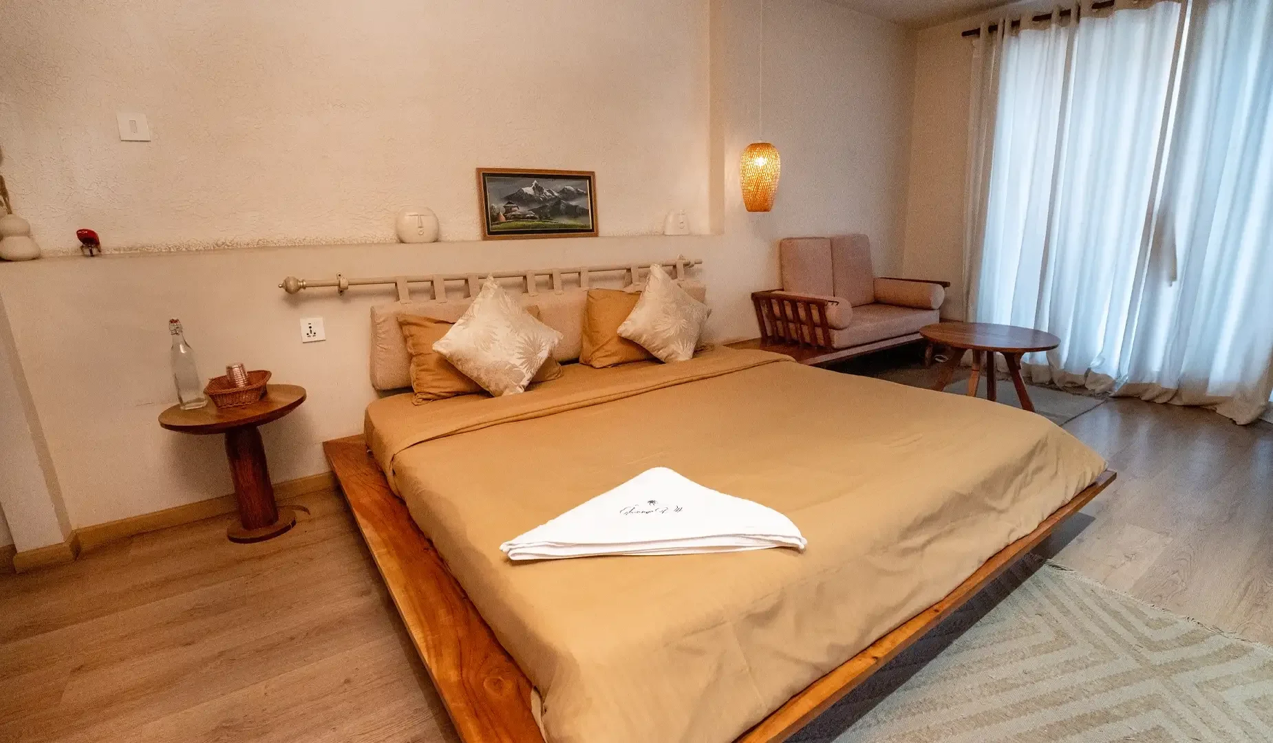 Four private bedrooms at Lavanya Villa